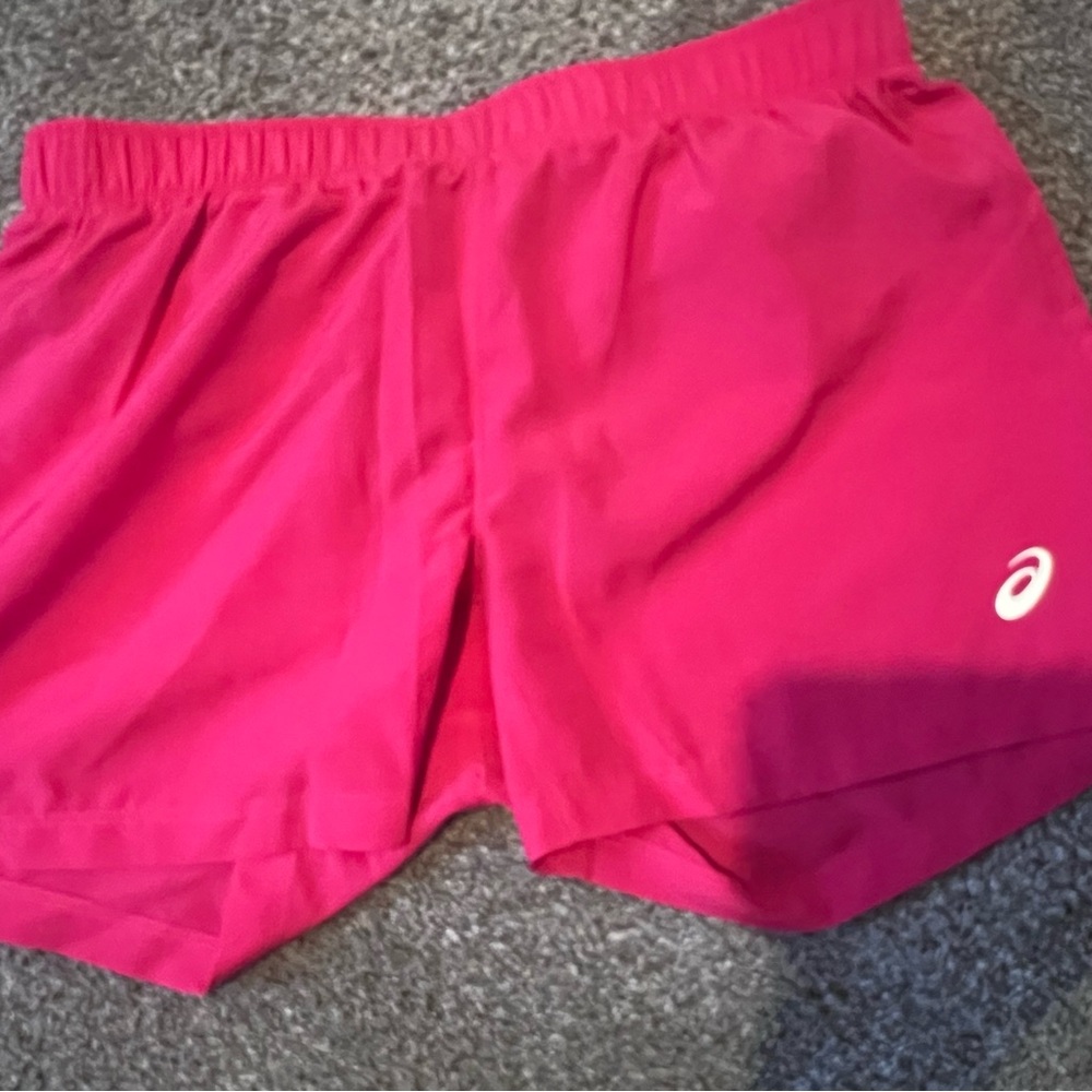Asics Women's Pink Running Shorts